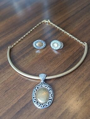 Brighton Rhythms Sendation Choker & Earrings